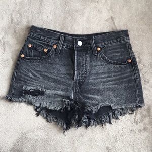 Levi’s Washed Black Shorts